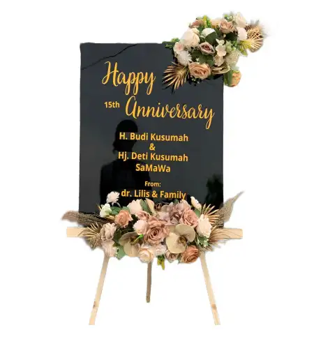 Papan Bunga Akrilik Bonggoeya