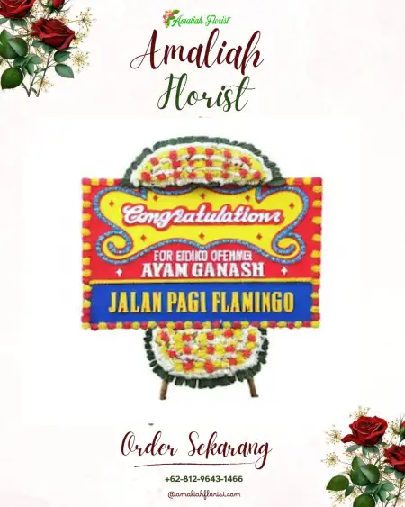Sewa Papan Bunga Bonggoeya